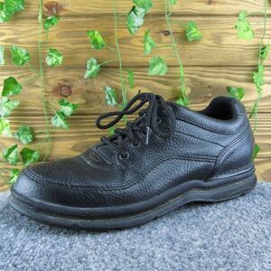 Rockport  Men‎ Sneaker Shoes Size 10 Medium Black Leather Lace Up